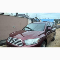 Neatly Used Toyota Highlander 2008 Burgundy