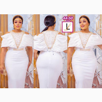 Brand New Louis Vuitton White Ceremonial Dress - Sizes 44-50