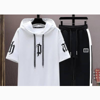 Brand New Short Sleeve Hoodie and Jogger Complete Set