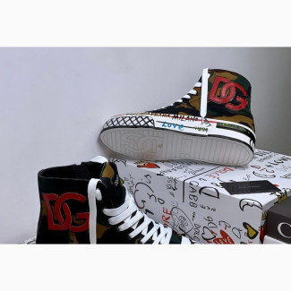 Brand New Dolce Gabbana Portotino Light Camo-Print Sneakers