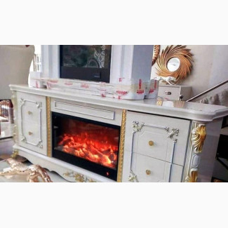 Royal TV Stand with Fireplace - Strong and Durable