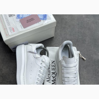 Luxury Alexander McQueen All White Sneakers
