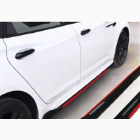 Car Side Skirt Extensions Lip