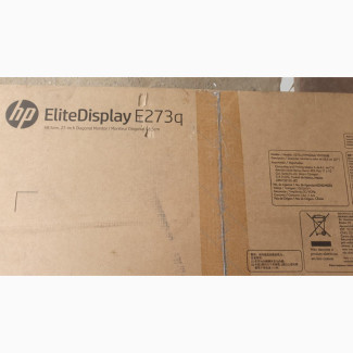 Hp Elite Display E273q Led-Lit Monitor Black
