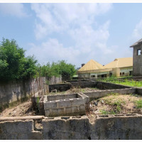 Half Plot With Foundation in Magodo Phase 1