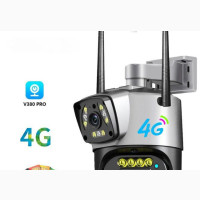 V380 4mp Intelligent Double Lens 4g Sim Card Network Edit