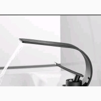 Curve Waterfall Basin Mixer