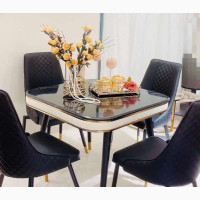 Marble Dining Table With 4 Chair