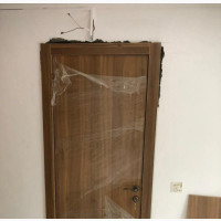 Solid HDF Door With Frame and Architrave - Brand New