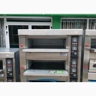 Commercial Gas Oven 3 Decks 9 Trays