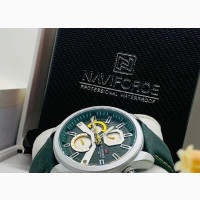 Naviforce 9211 Waterproof Leather Wristwatch