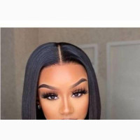 Black Bob Closure Wig