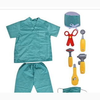 Surgeon Dress Up Set With Accessories for Toddlers