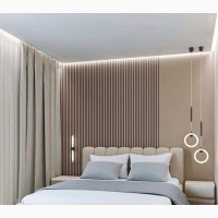 Quality Set of 6x6 Padded Bed With Wall Clouding