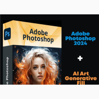 Adobe Photoshop 2024 Plus AI Art Generative Fill