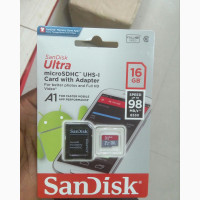 Sandisk Ultra Microsdhc UHS 1 Card With Adapter 16gb 98mb