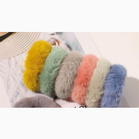 Fur Hair Scrunchie