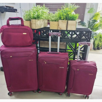 Red Swiss Polo Travelers Luggage Bag