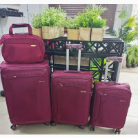 Red Swiss Polo Travelers Luggage Bag