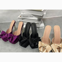 Elegant Pointed Heels Slippers