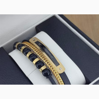 Luxury Giorgio Armani Leather Bracelet