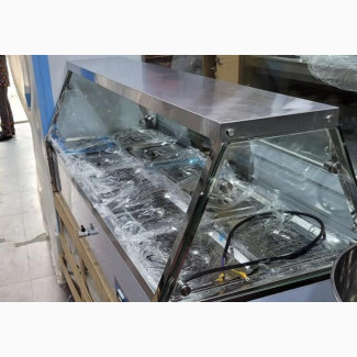 Food Warmer Bain Marie Show Case With Sliding Door