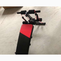 Situp Bench with Dumbbells and Rope - Perfect for Abdominal Workouts