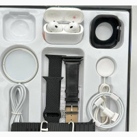 Ultra Smartwatch With 4 Straps, Magnetic Charger, Airpod Pro