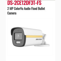 Hikvision Colorvu CCTV Camera with Audio - Brand New
