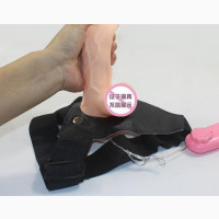 Wear Leather Pants Penis Wearable Strap-on Sex Toy