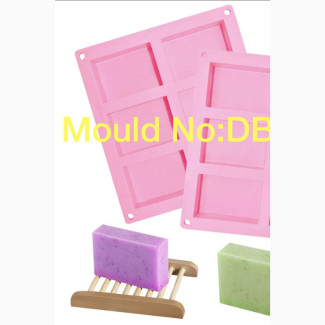 DBR06 Rectangle 6 Cavities Silicon Mould