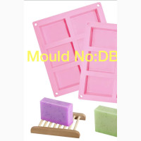 DBR06 Rectangle 6 Cavities Silicon Mould