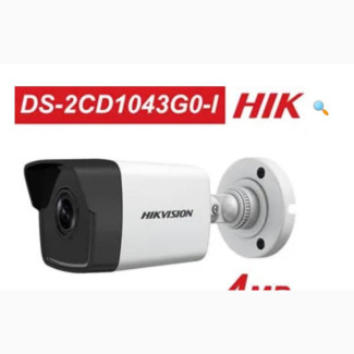 Hikvision 4MP DS-2CD1043G0-I IR Network Bullet Camera POE