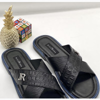 Quality John Richmond Leather Slippers for Men