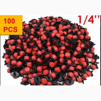 100pcs Garden Irrigation Nozzle Adjustable Drippers