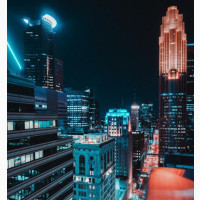 Mesmerizing City Nightscape Acrylic Frame