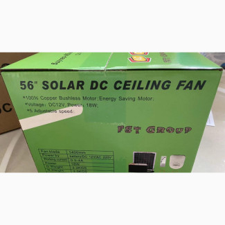18w Dc/Ac Ceiling Fan