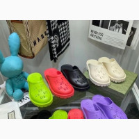 High Quality Unisex Gucci Luxury Designer Half Clogs Crocs
