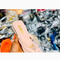 Zara Low Heel Slippers - Brand New