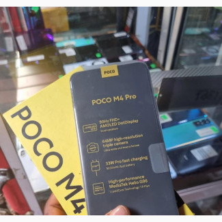 New Xiaomi Poco M4 Pro 128 GB Black