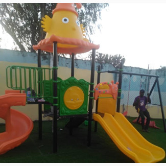 Playsystem With Tunnel and Swing Set