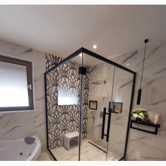 Customized Shower Cubicles 10mm Tempered Glass