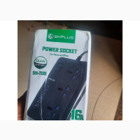 SHPLUS Power Socket 3000W With 6 Usb Ports + Sockets