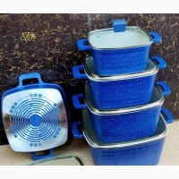 Brand New 5pcs Granite Cookware Set - Pots Pans