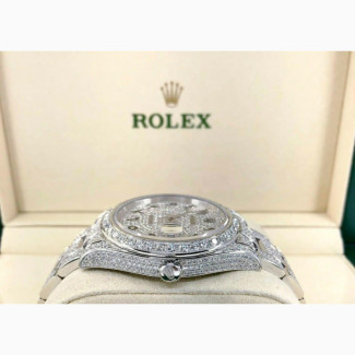 Original ROLEX Date-Just II 41MM Iced Out Available in Store