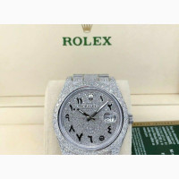Original ROLEX Date-Just II 41MM Iced Out Available in Store