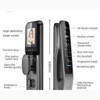 Smart Home Outdoor Automatic Tuya Fingerprint Door Lock