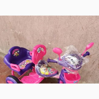 Double Plastic Tricycle for Kids - Brand New