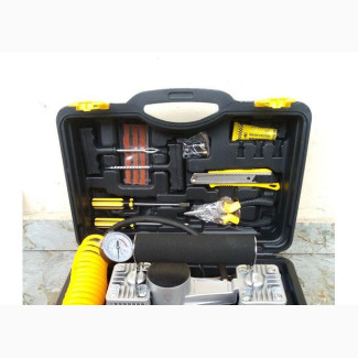 Tyre Pump With Tyre Patching Tools