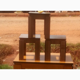 Center Table With Side Stools